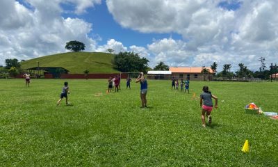 Niños y niñas del Palmar de Pital disfrutaron con Juegos Tradicionales